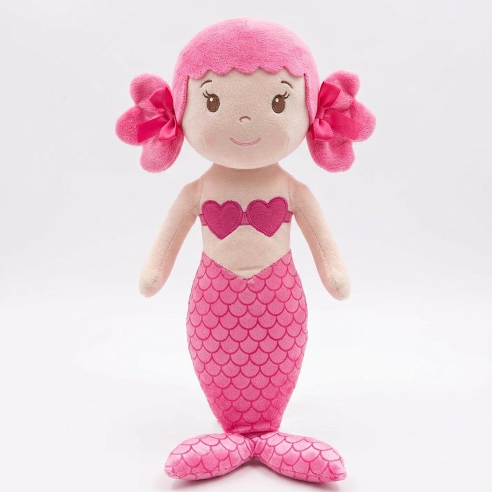 Dan Dee Stuff Animal Pink Mermaid 16''Doll Plush Mermaidcore